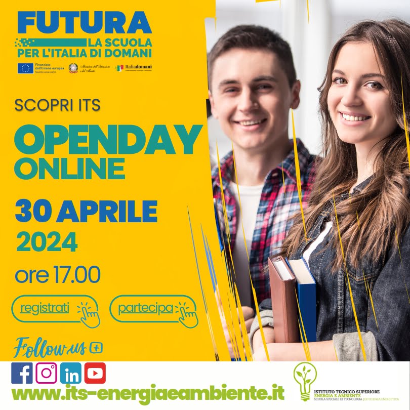 ITS – Energia e Ambiente – OPENDAY online